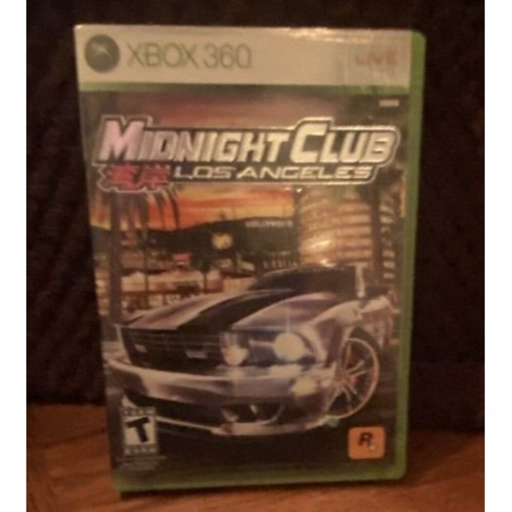 Xbox 360 Rockstar Games Midnight Club: Los Angeles Manual Included T NTSC 2008